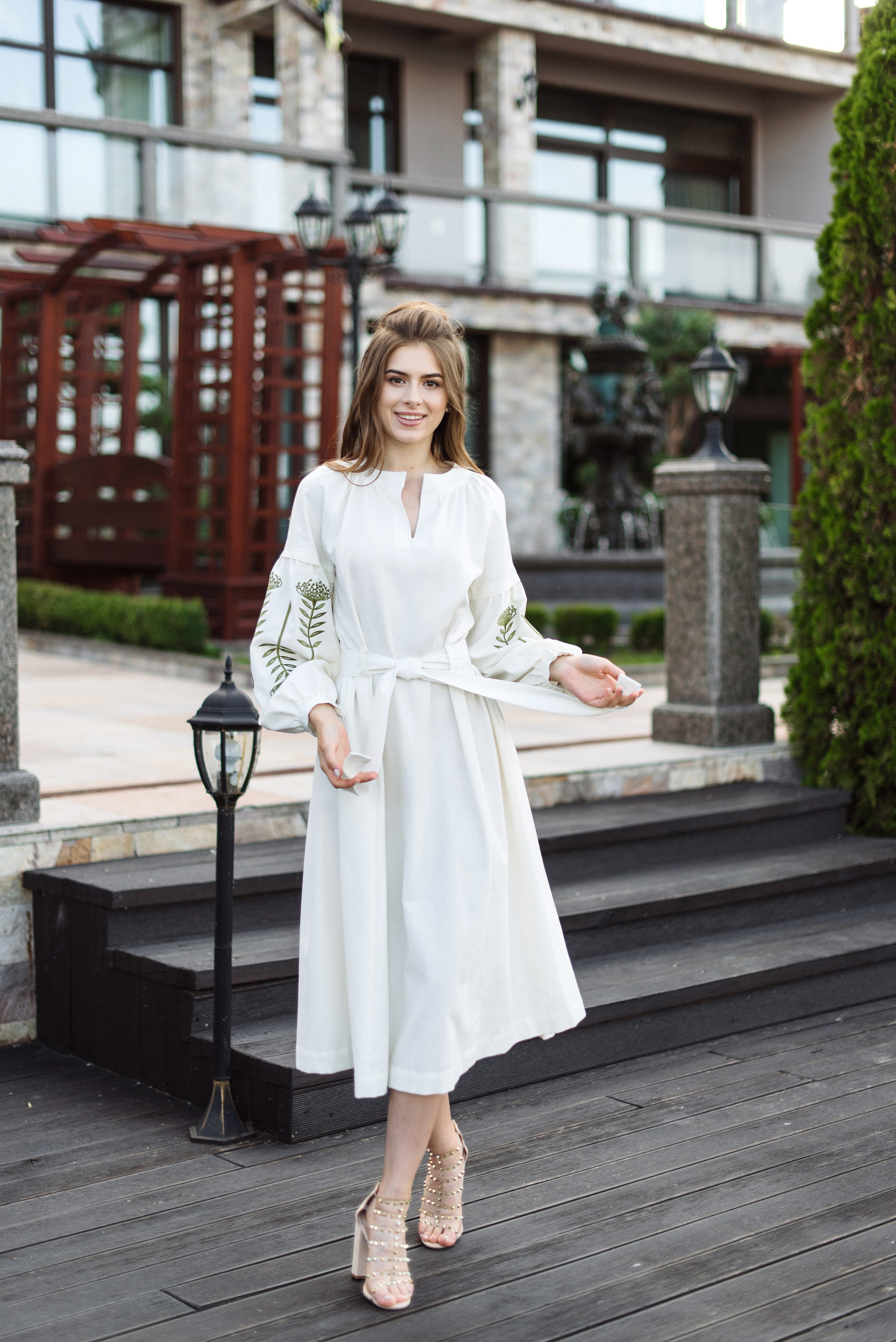 Жіноча сукня Магдалена (біла)