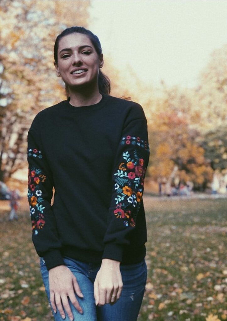 Світшот Магнолія (чорний)