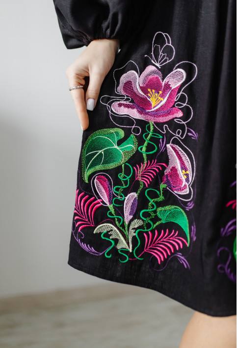 Жіноча сукня Світанок (чорна) hover image