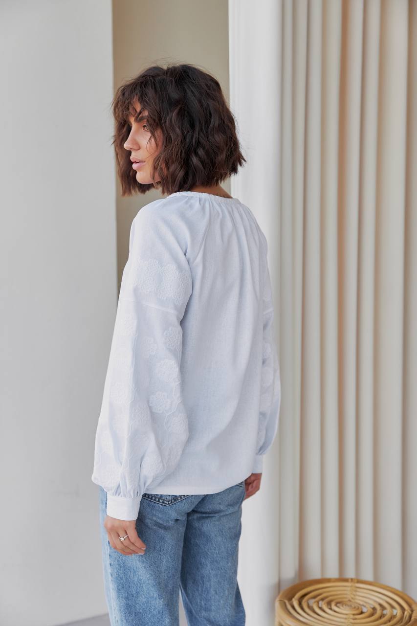 Жіноча вишиванка Бавовна (біла) hover image