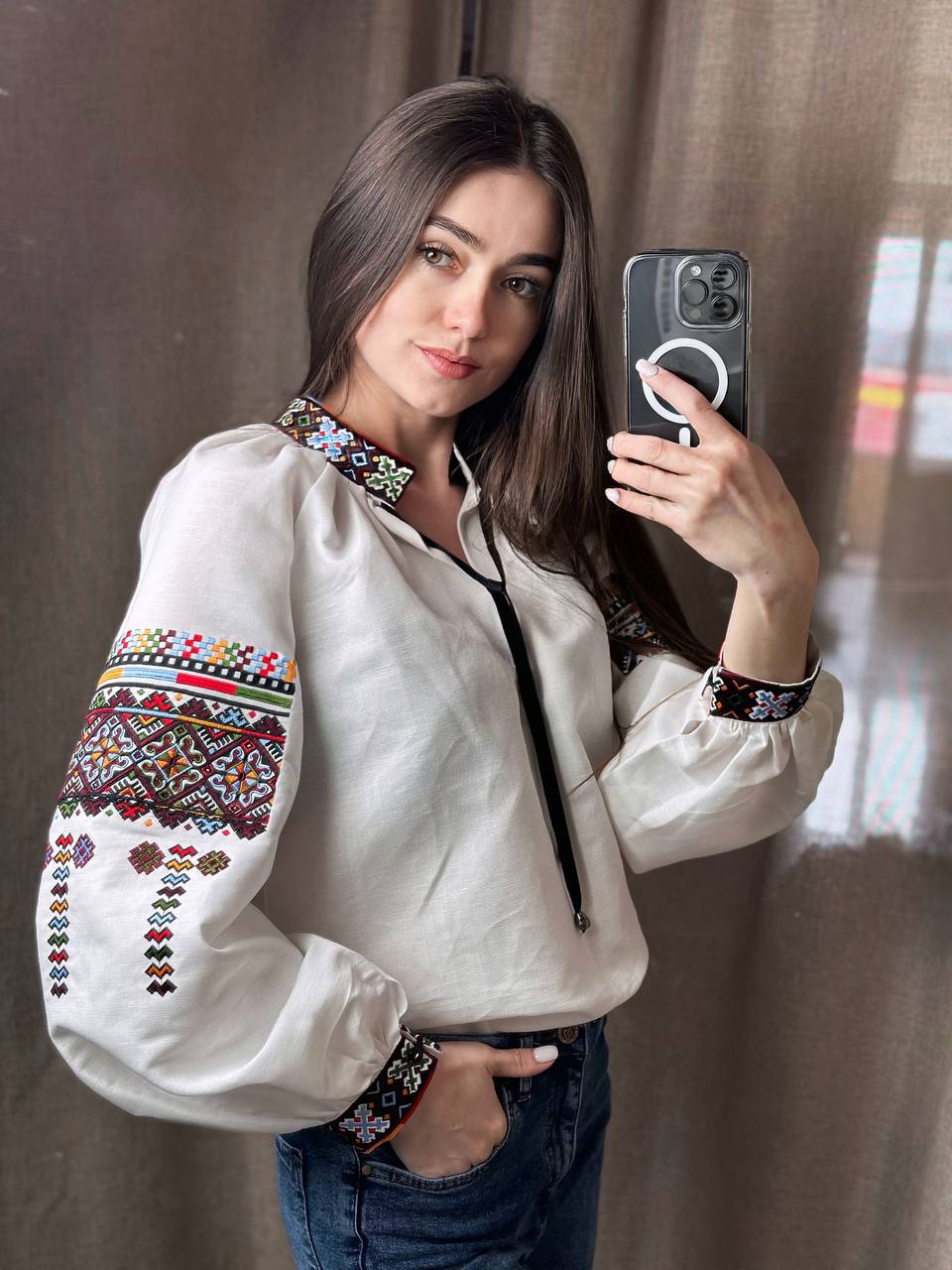 Жіноча вишита сорочка “Бойківська”