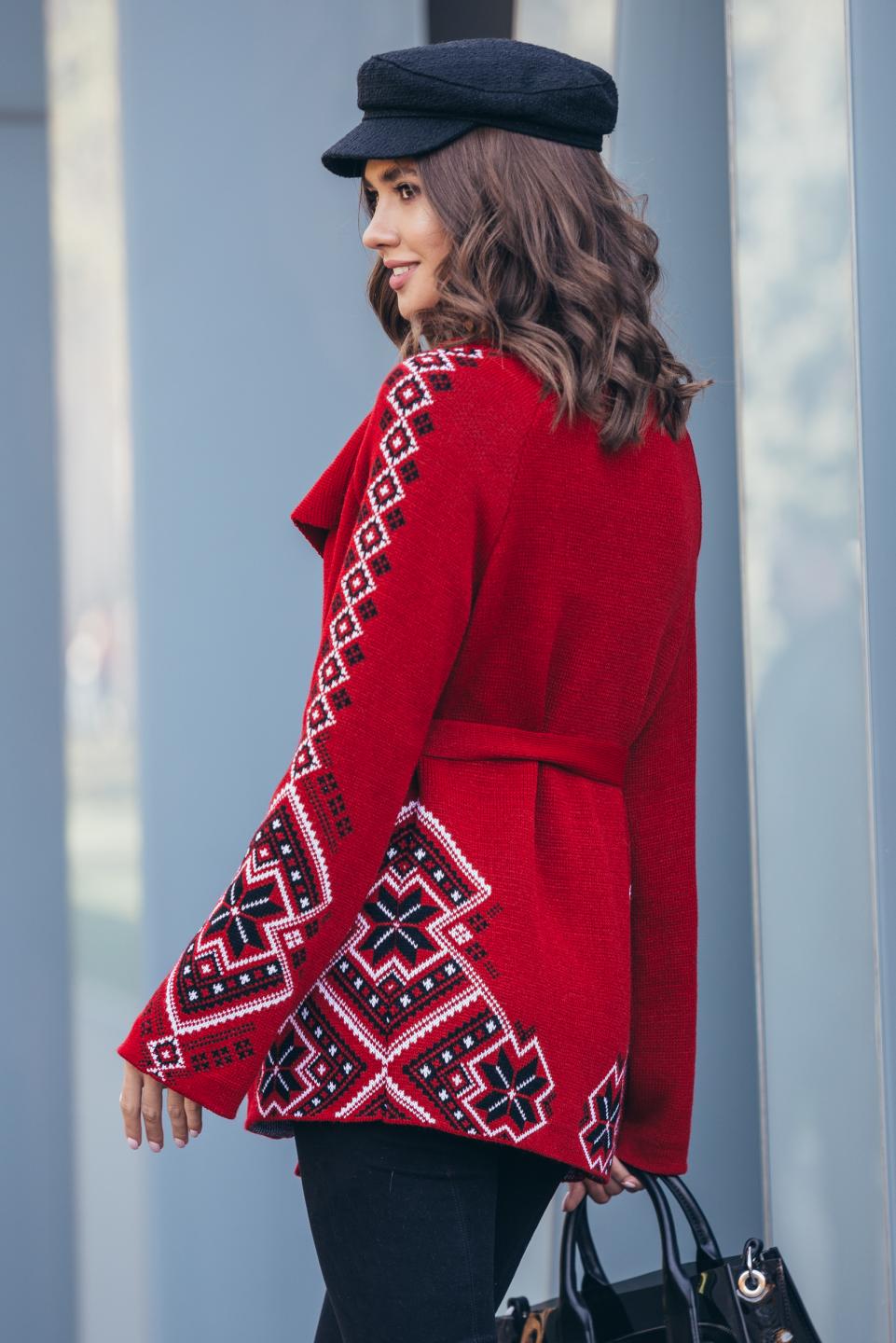 Кардиган “Вікторія” (червоний) hover image