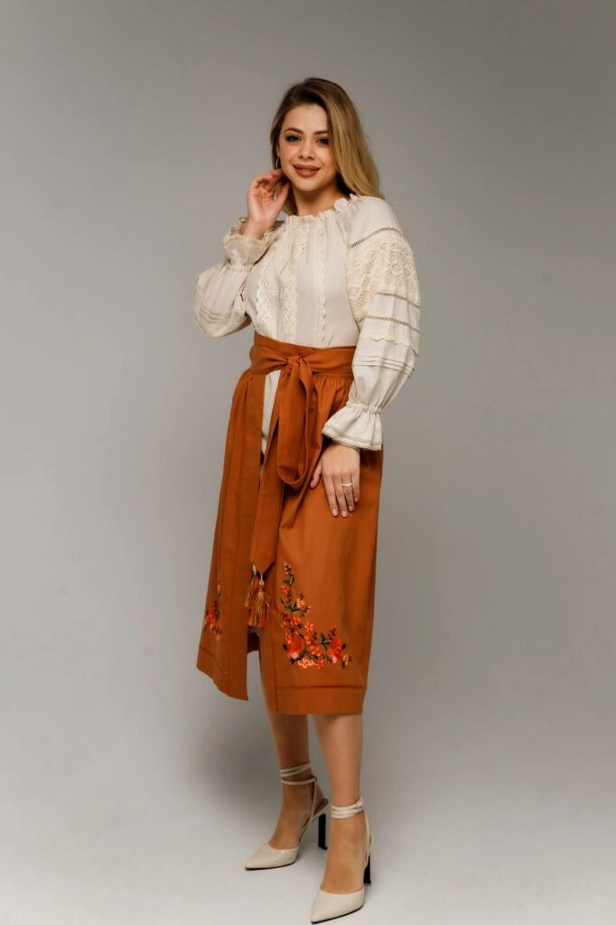 Сукня Купава (гірчична)