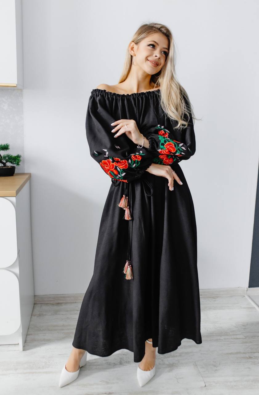Жіноча сукня Чарівність (чорна)