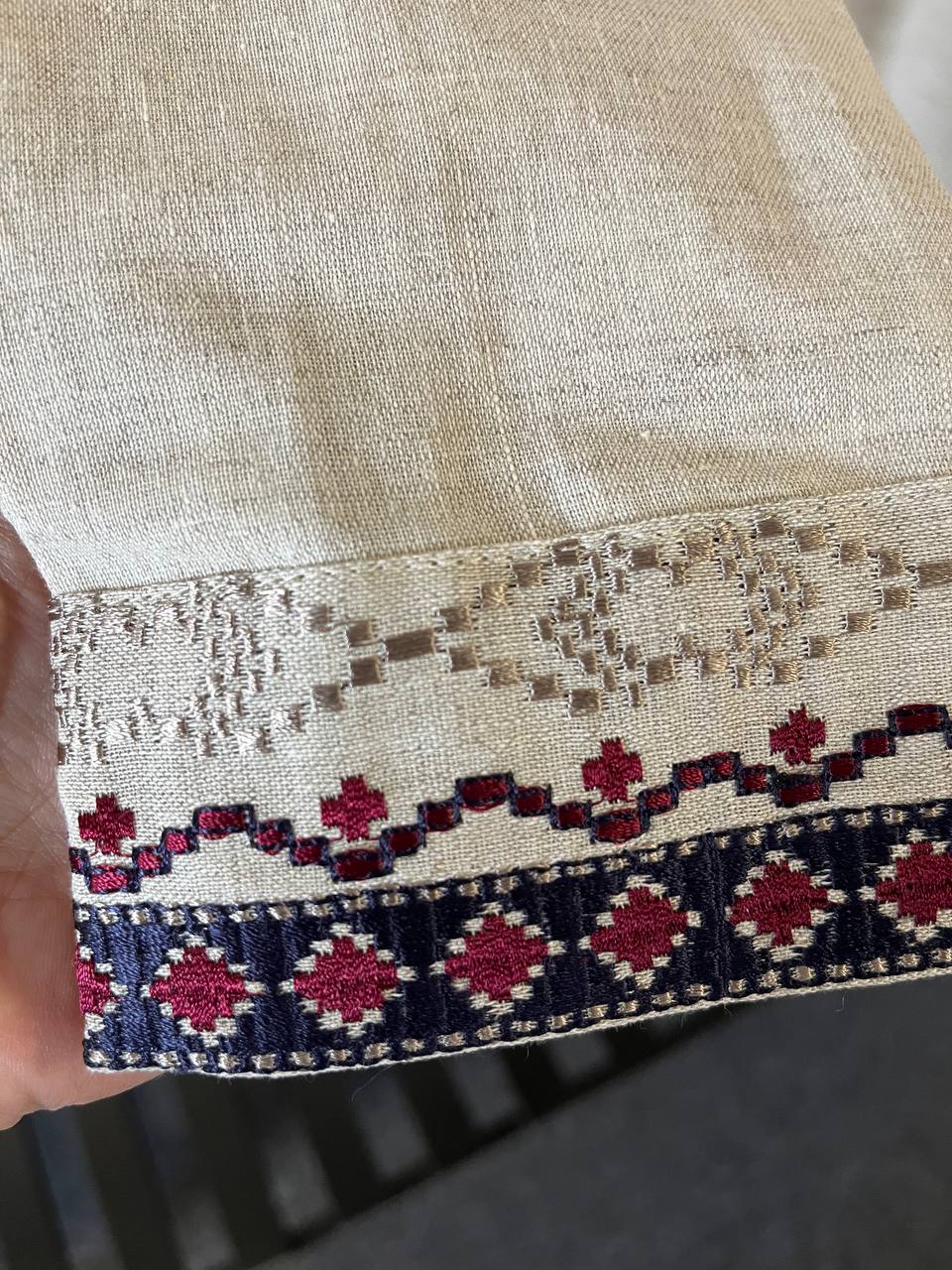 Чоловіча вишиванка Чернігівська (беж) hover image