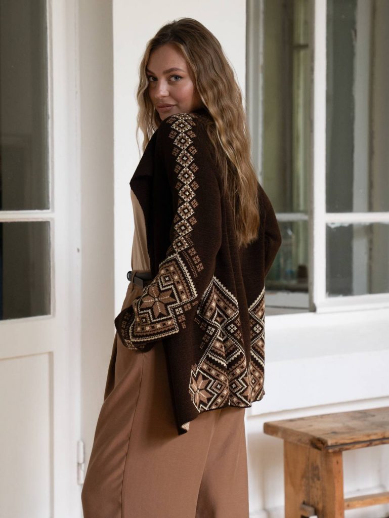 Кардиган "Вікторія" (шоколадний)