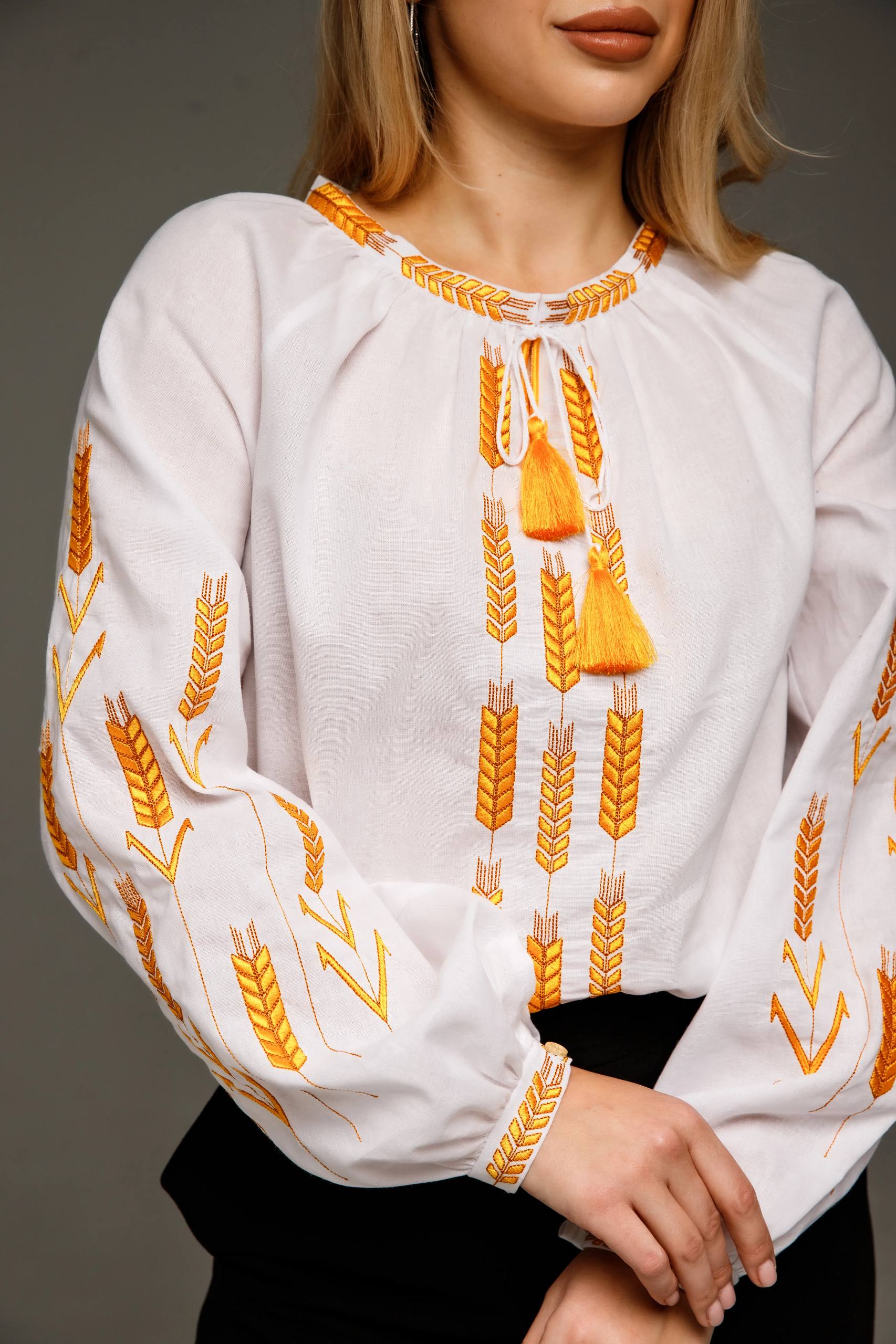 Парний комплект Золоті лани (білий)