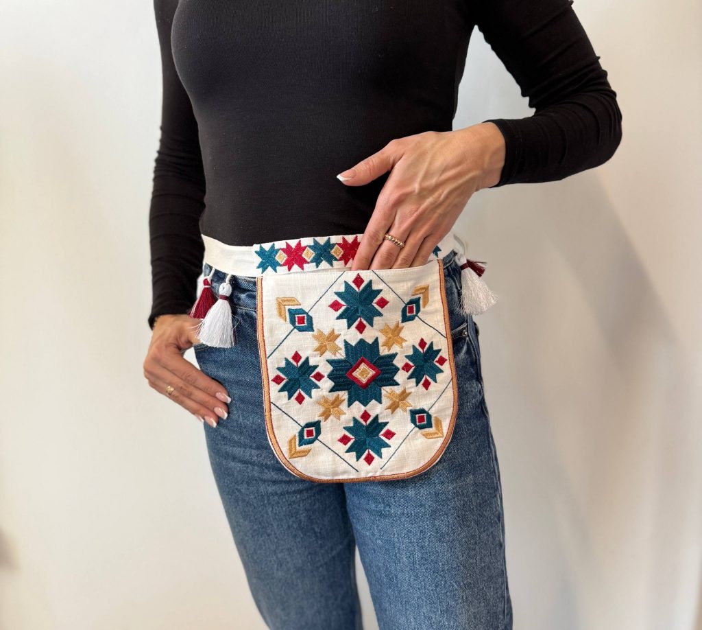 Вишита ладунка Зірка(беж)