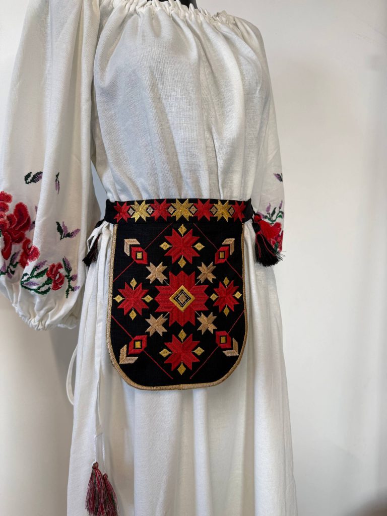 Вишита ладунка Зірка(чорна)