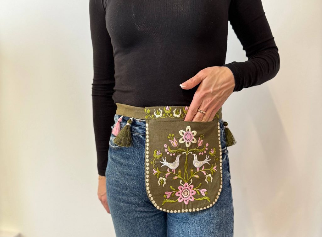 Вишита ладунка Соловейко (хакі)