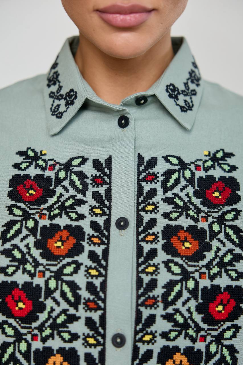 Жіноча вишиванка Трембіта (полин) hover image