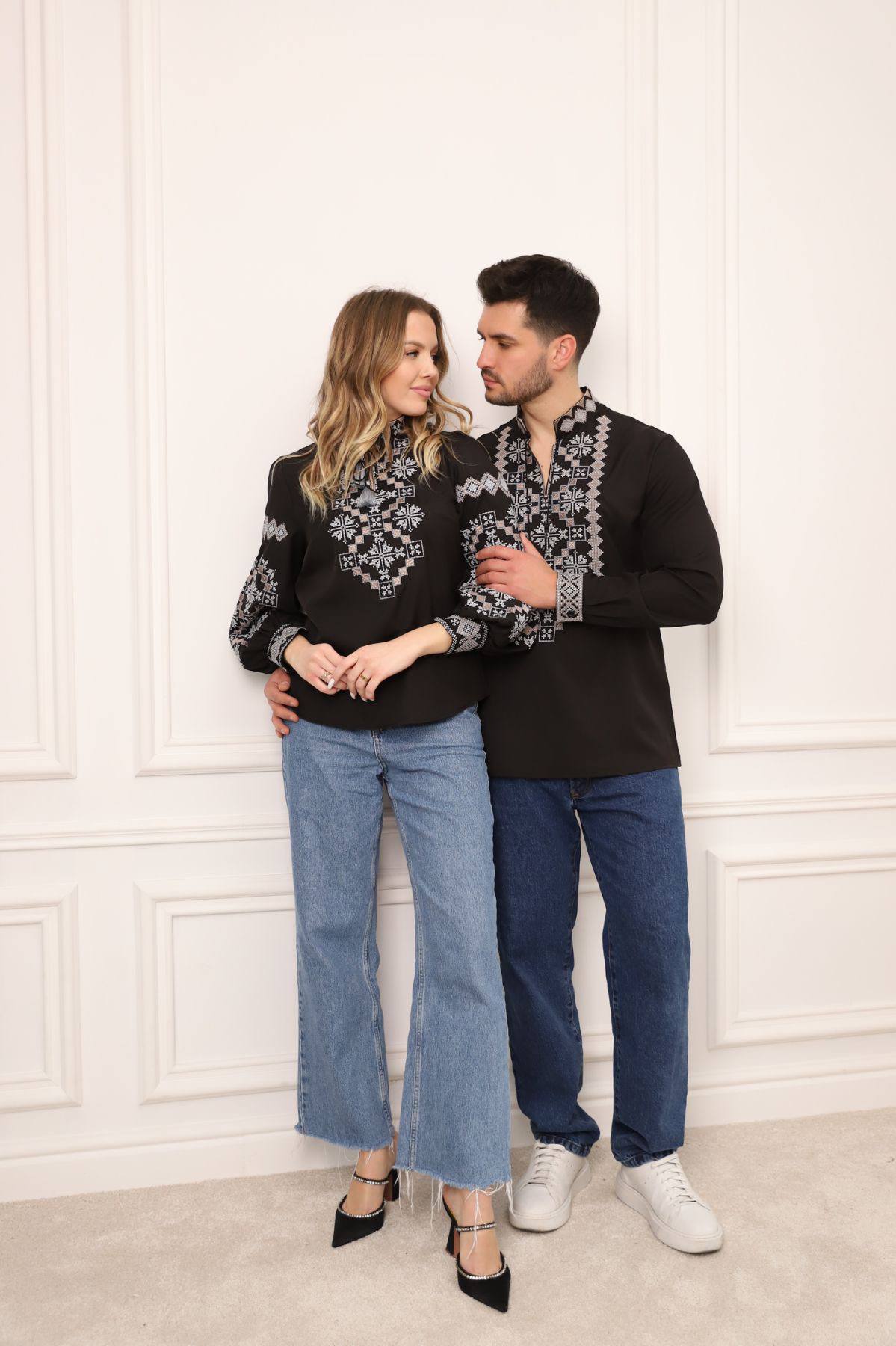 Парний комплект Яромири (чорний з сірим) hover image