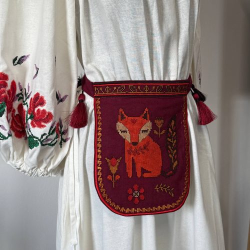 Ладунка Лисичка  (бордо)