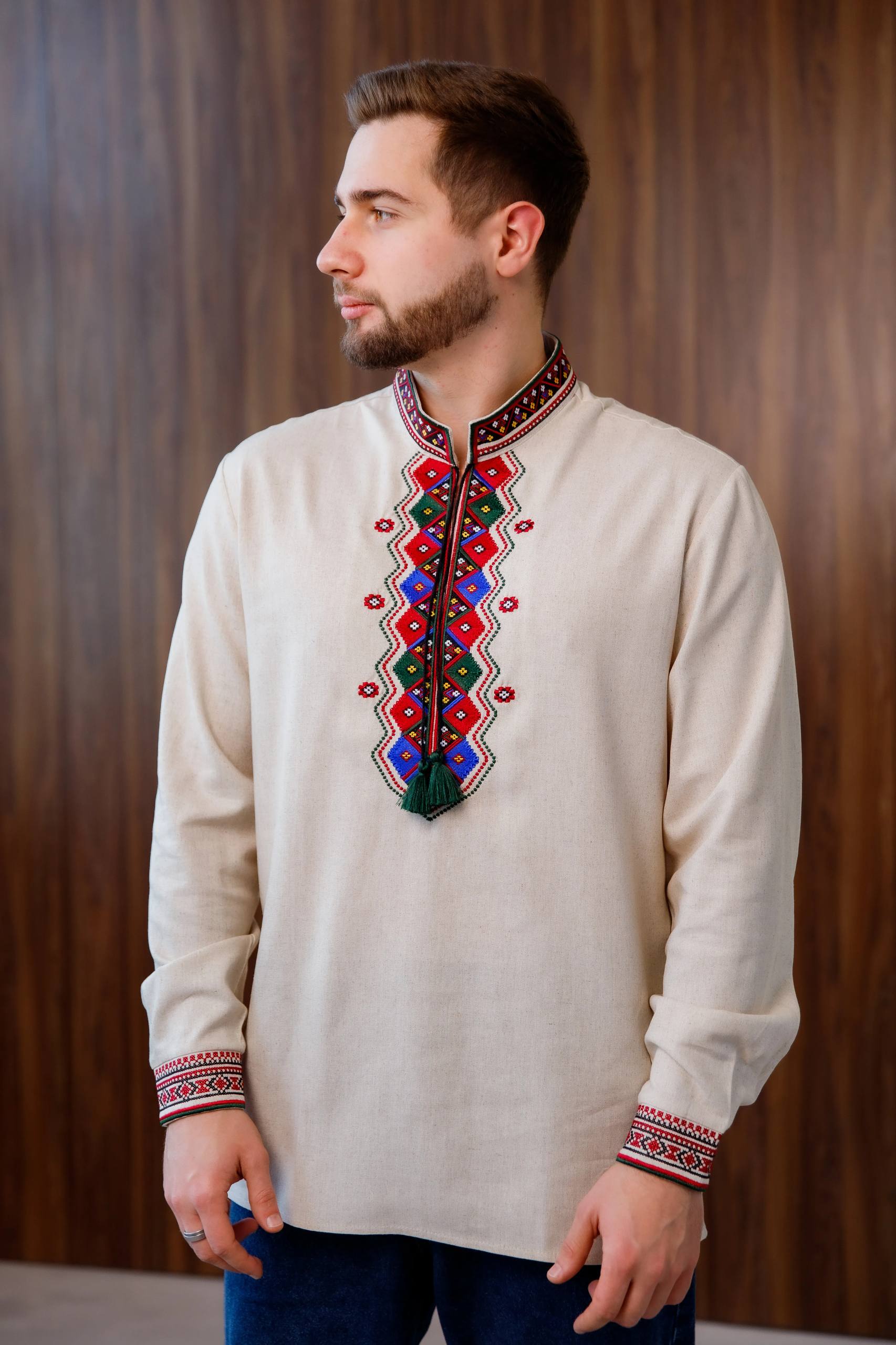 Чоловіча вишиванка Суверенітет (меланж)