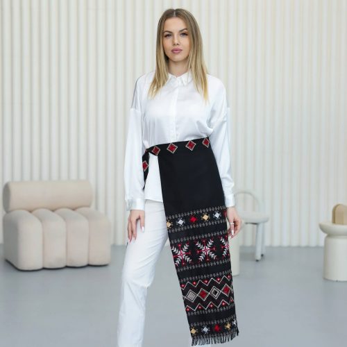 Вишита припинда  Сяйво (чорна)