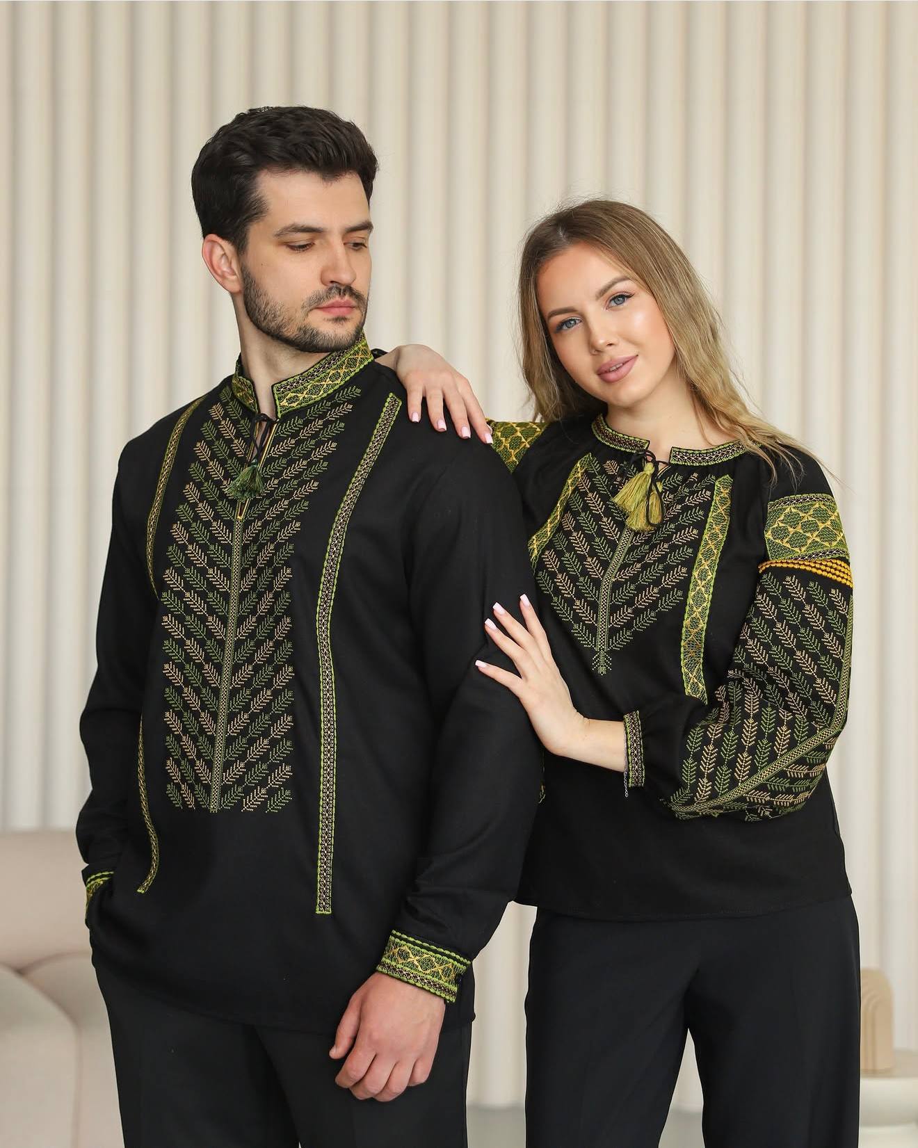 Парний комплект Анісій та Анісія (чорний)