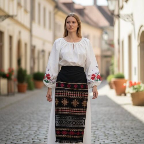 Вишита припинда Край (чорна)